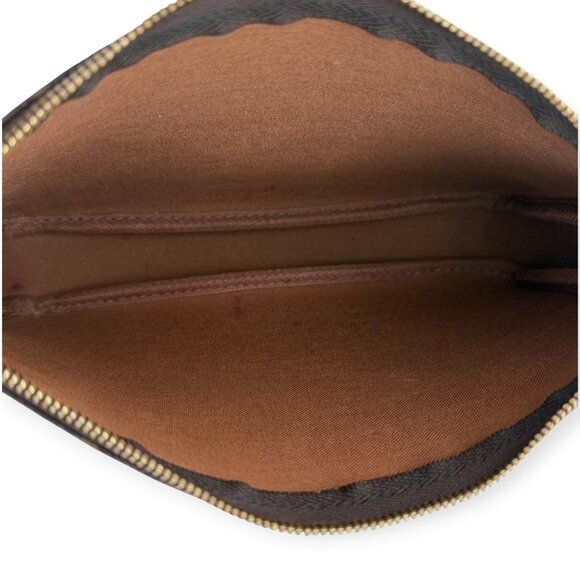 Authentic Louis Vuitton Monogram Pochette Accessories Mini Top Handle Bag - Picture 10 of 12